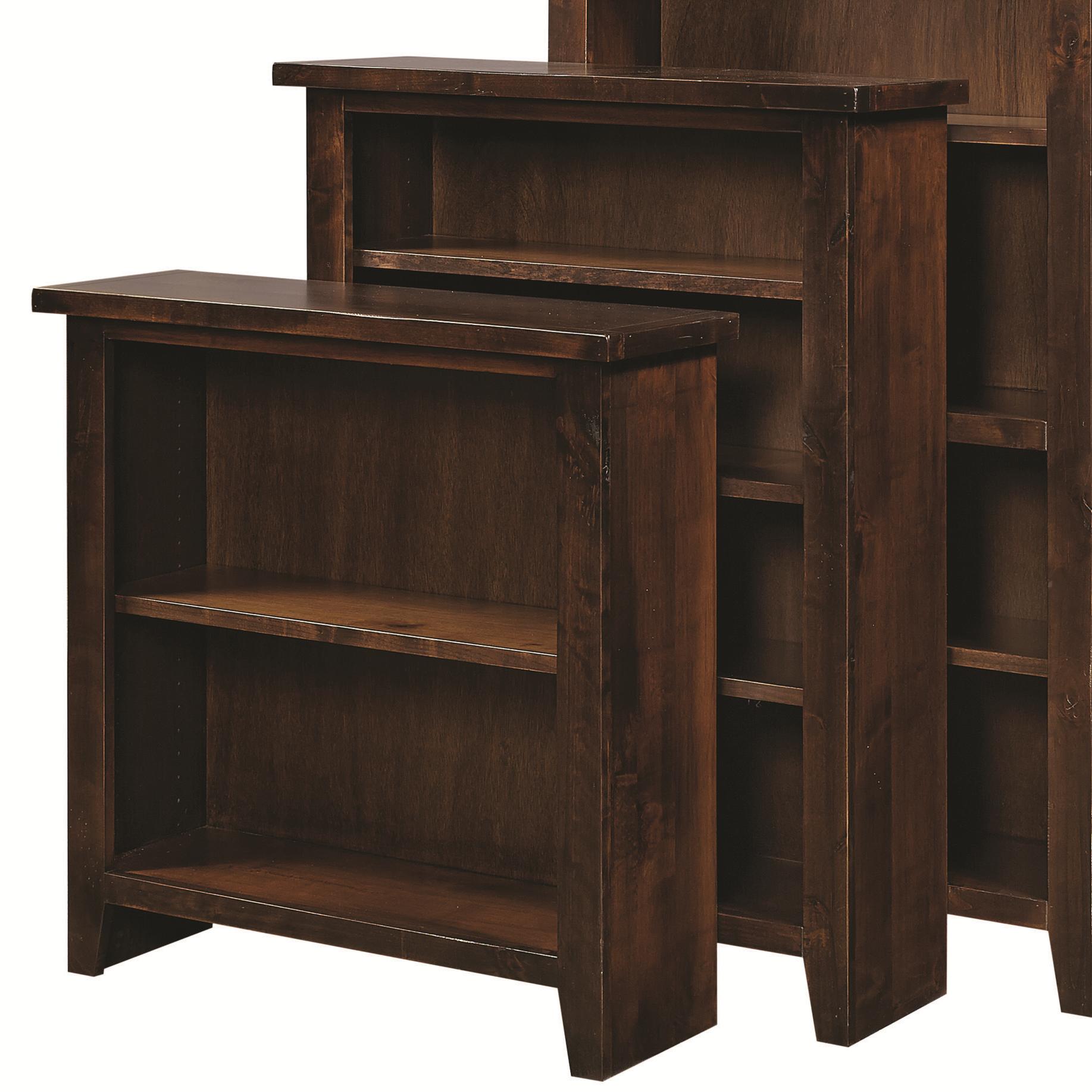 Birch Home Alder Grove Open Bookcase with 3 Adjustable Shelves